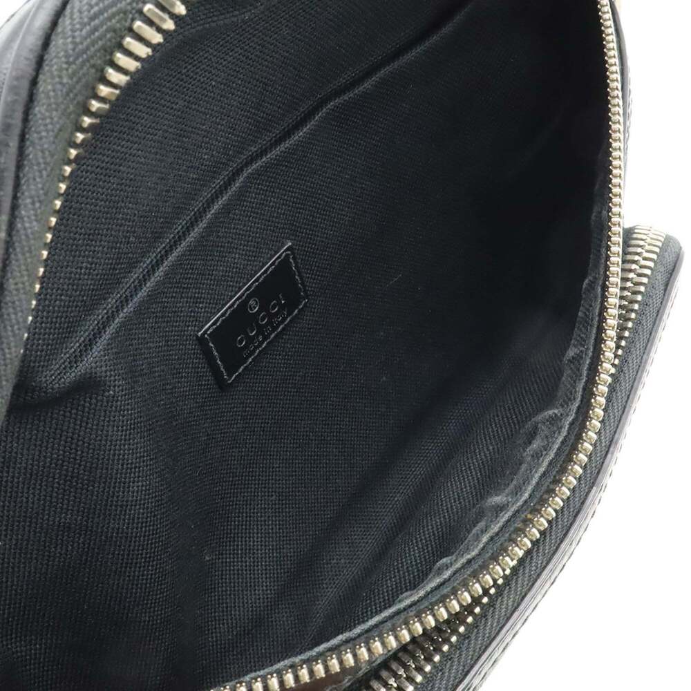 GUCCI Authentic Black Leather Fanny Pack - Picture 7 of 10